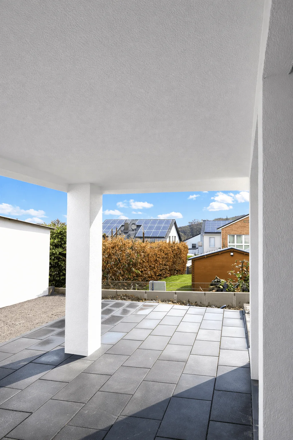 Weitere Perspektive des Neubau-Apartmentkomplexes in Burscheid